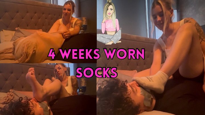 4 Weeks Worn Socks | Foot Smelling