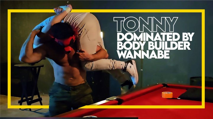 Tonny dominated by BodyBuilder Wannabe (1080p) Gay Bondage - Gay Domination - Pl