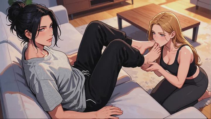 Foot Fetish Stories #26: Sweat-Soaked Devotion After Training