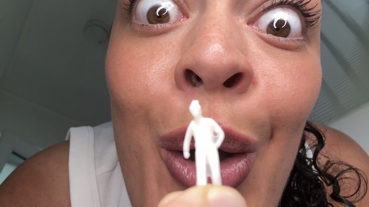 StepMUMS Giantess Vore Fantasy - Tiny Step Son Shrunk & Claimed (POV Shrinking, 
