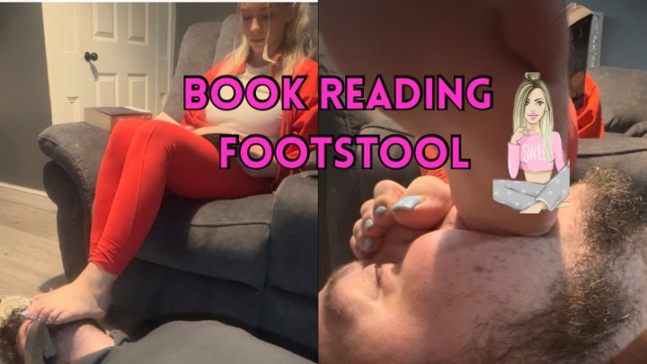 Book Reading Footstool | Foot Smelling & Smother