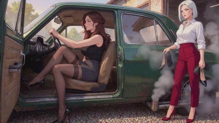 Pedal Pumping Stories #21B: Smoky Volga Stall Challenge (Animated)