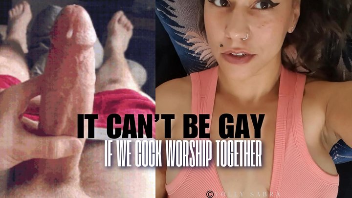It Can't Be All That Gay If We Worship Cock Together