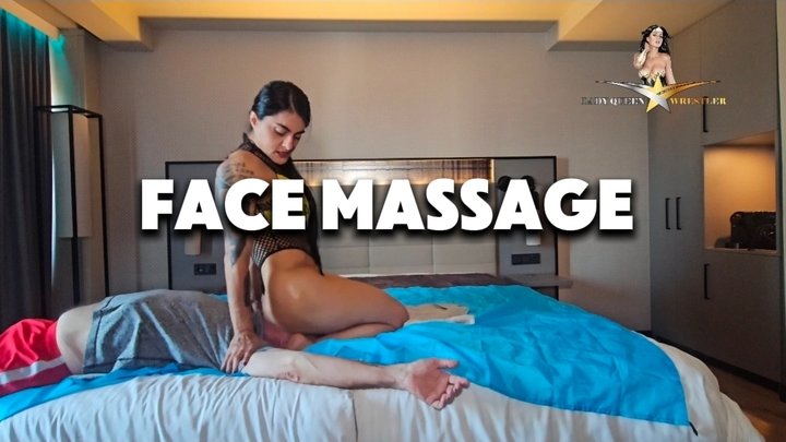 Face massage with my ass