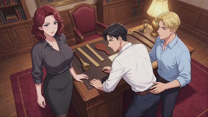 Spanking MM Stories #19: Strict Study Session