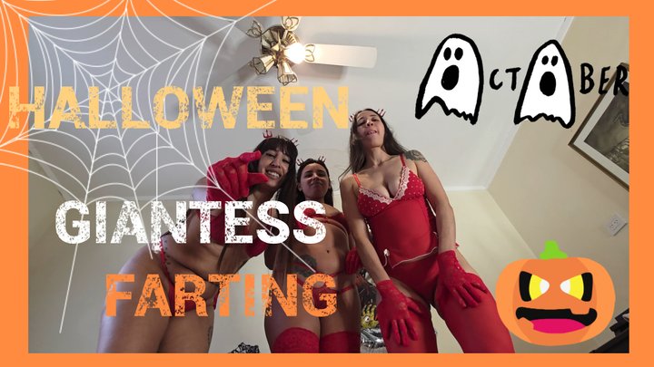 Tiny farted by giantess devils Halloween