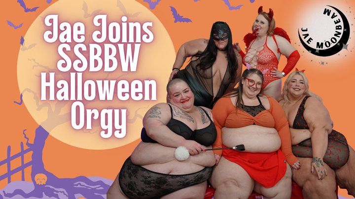 Jae joins SSBBW Halloween Orgy