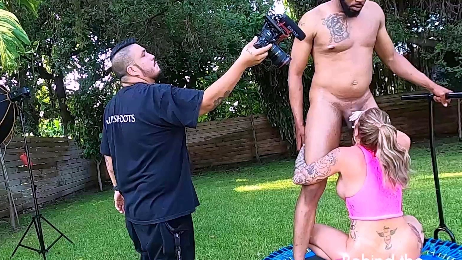 Huge Ass PAWG LollyDames Behind The Booty Interracial With