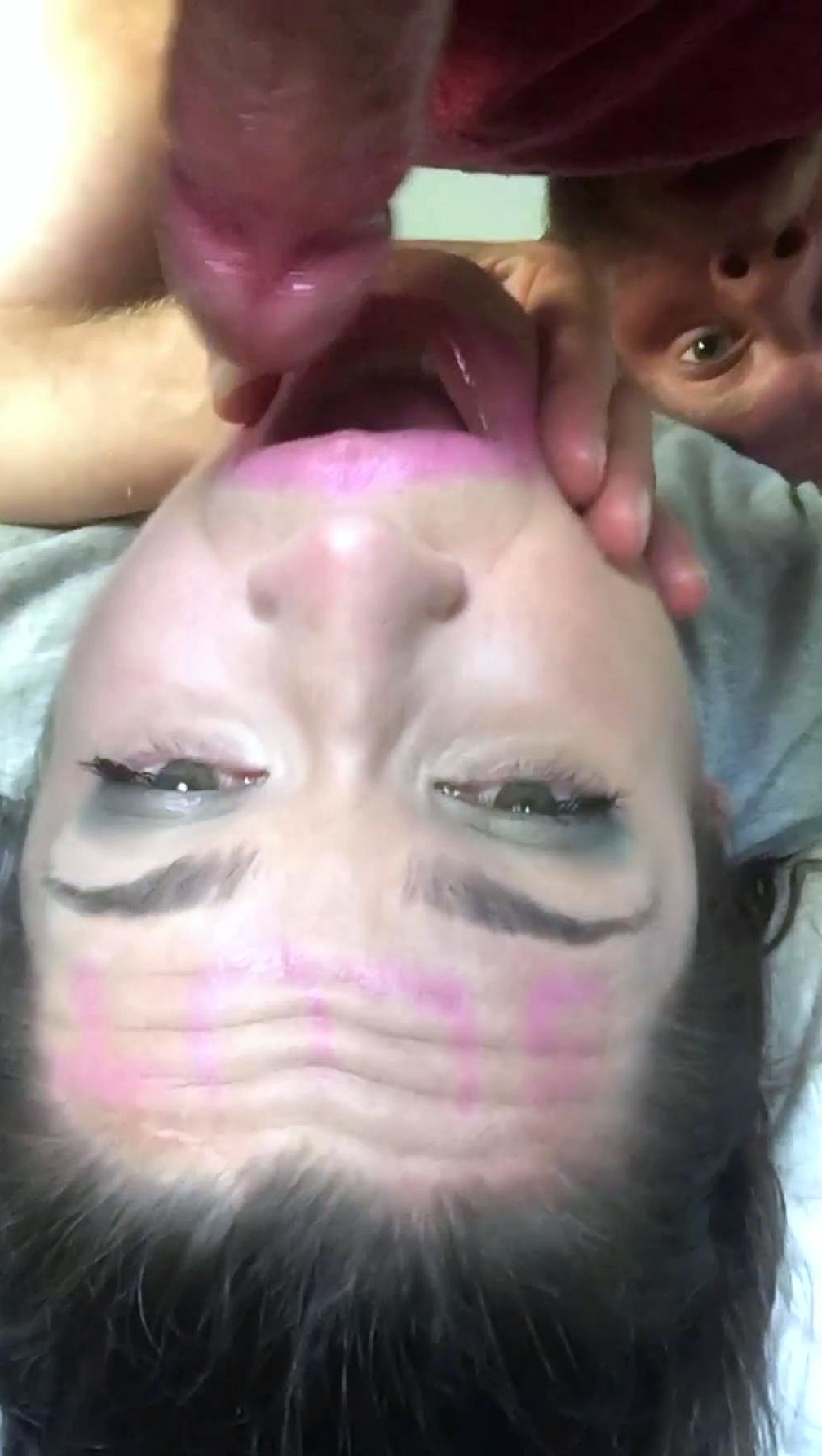 Amateur girlfriend blowjob on webcam