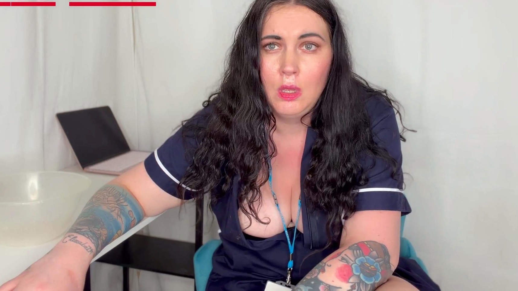 FilthyFuckingWhore aka MissFFW - Nurse Ffw Coughs Up Phlegm