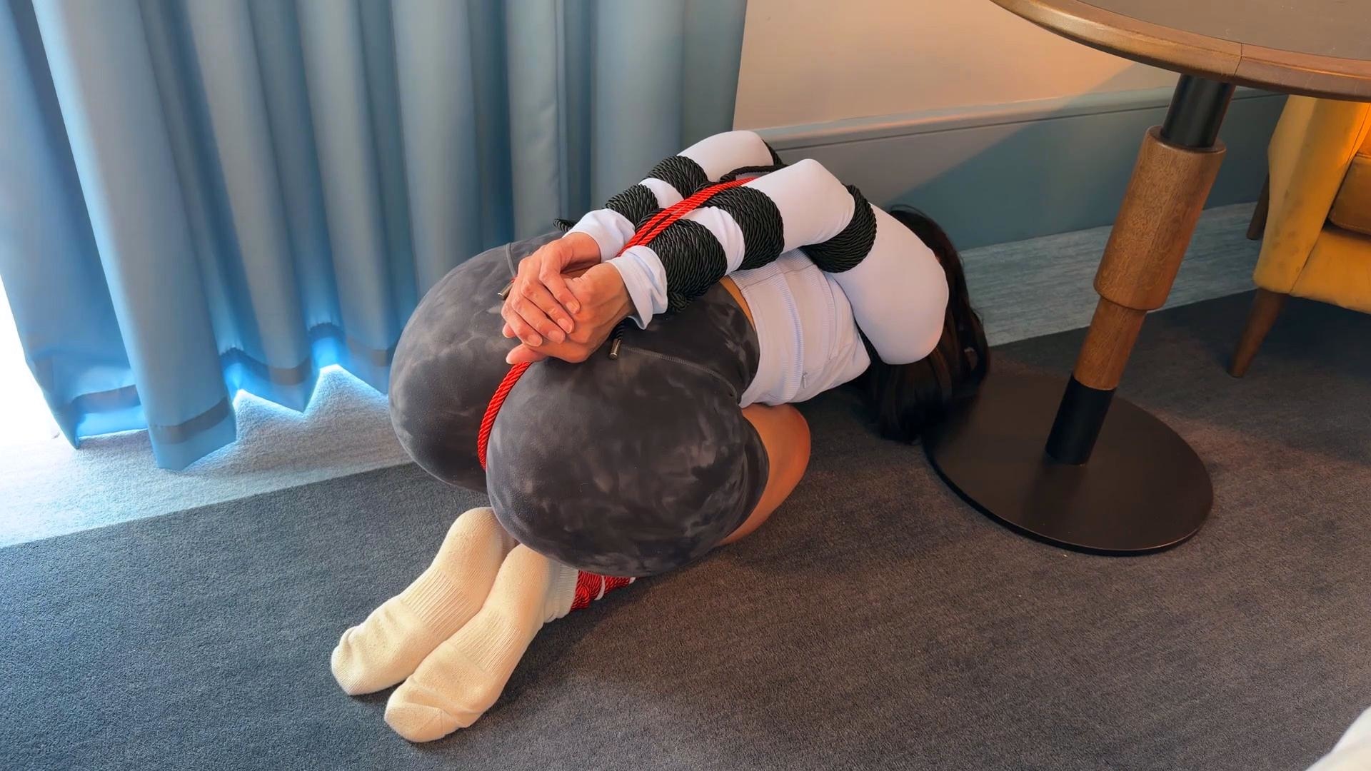 Marlene Bound - Marlenebound Kneeling Punishment In White