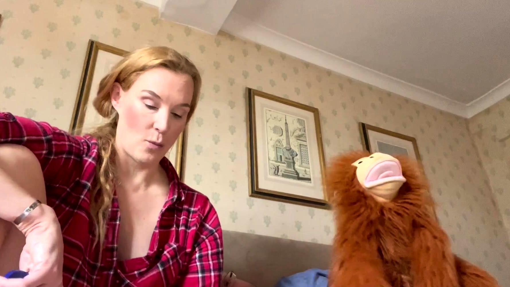 Mature RedHead Trudy True Masturbates Before Getting Fucked