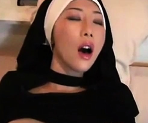 Big-Titted Asian Amateur Nun