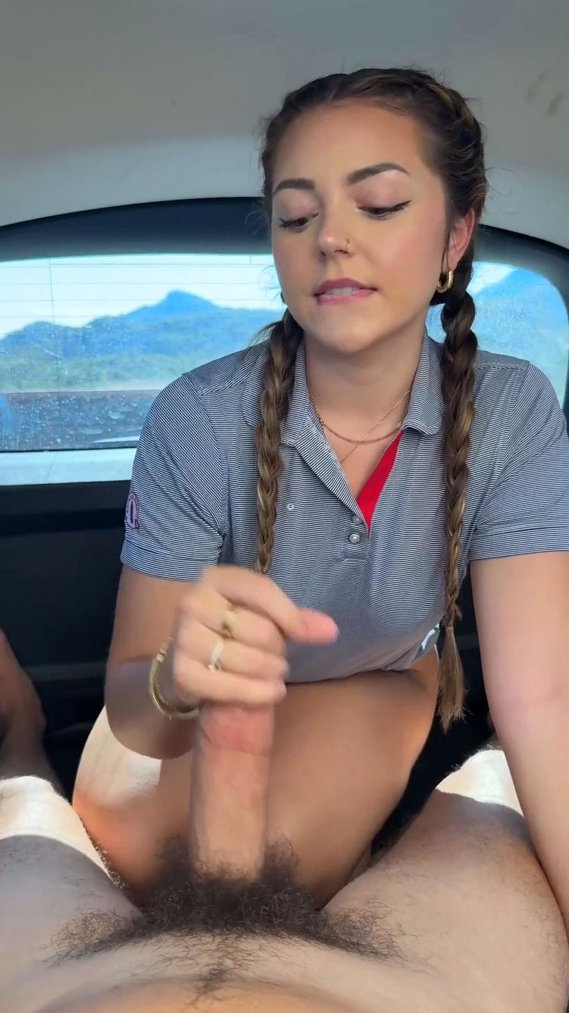 Hazey Haley Rides Her BF’s BWC In His Car Onlyfans Video