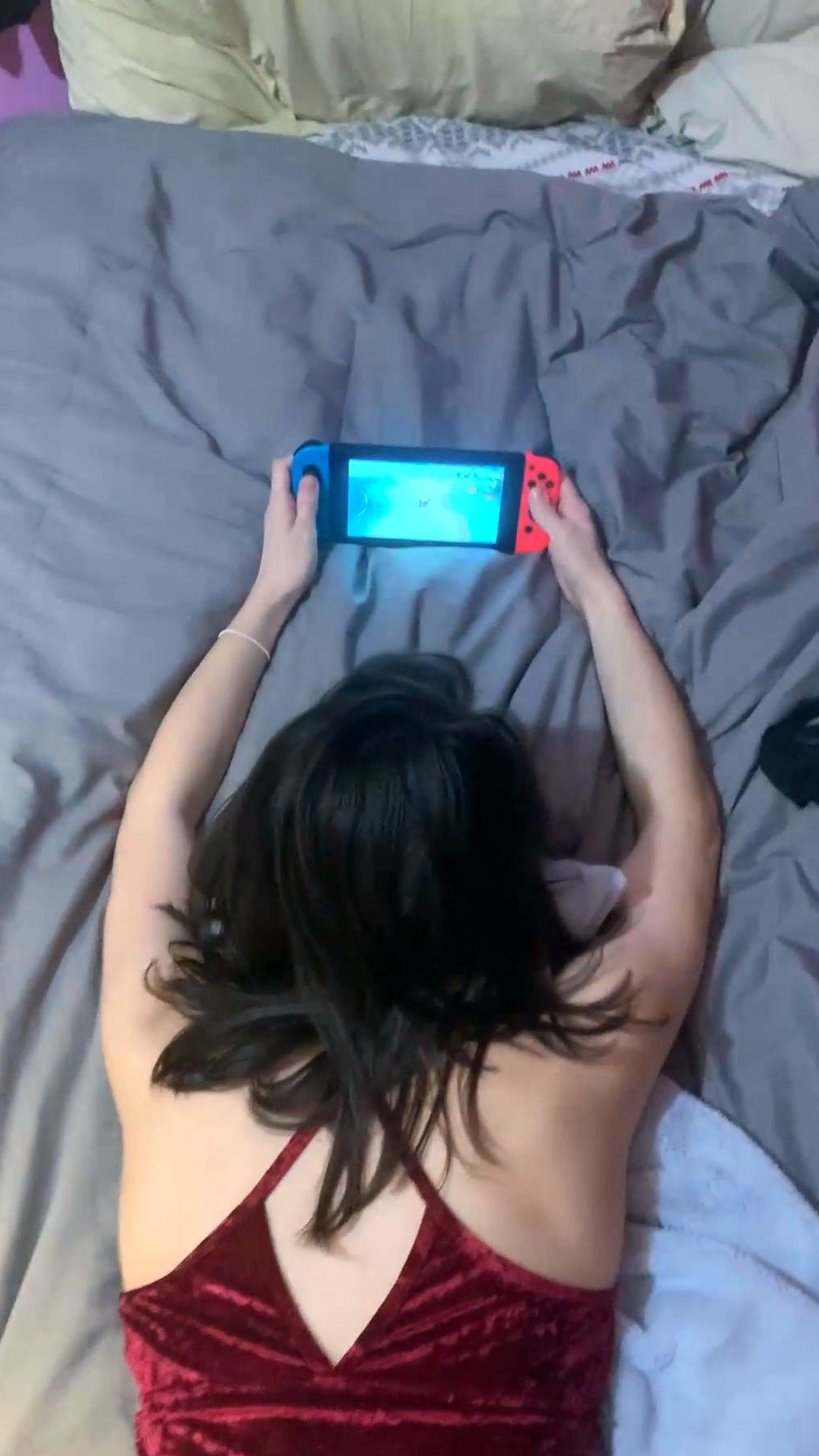 Tight ass brunette amateur Angel Hott
