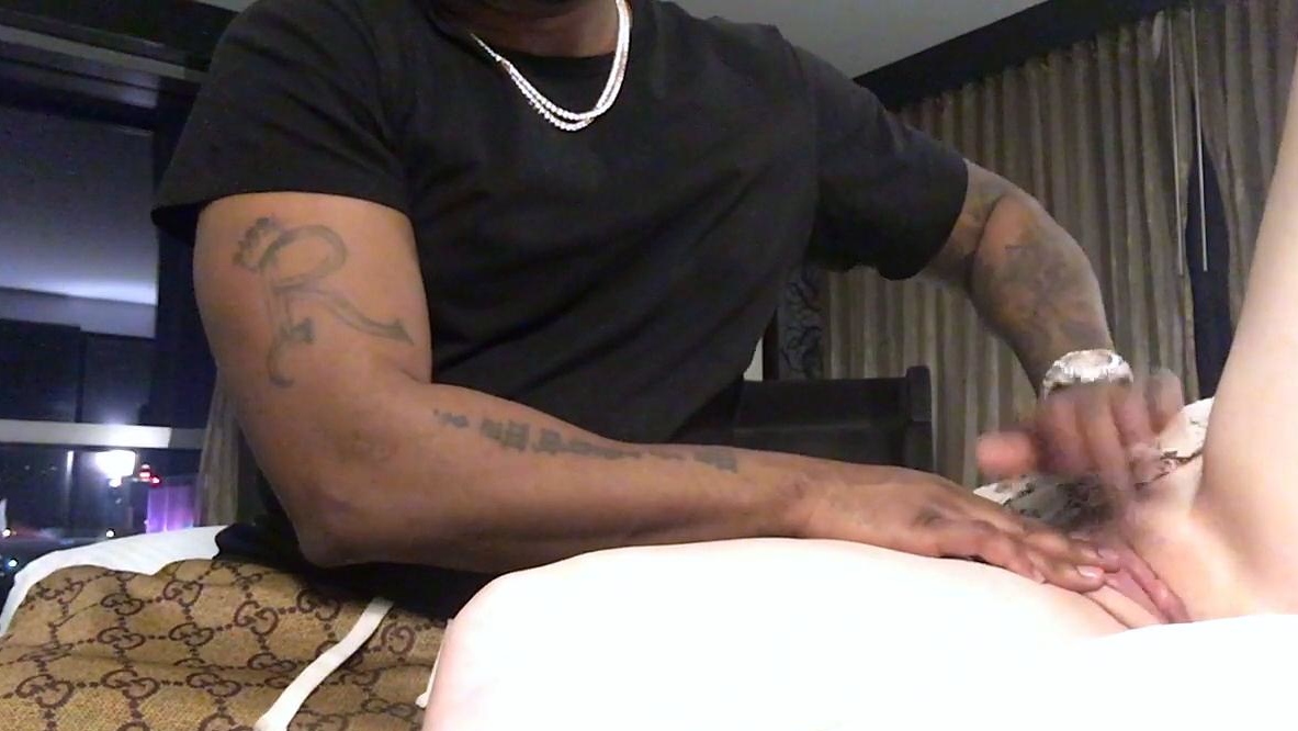 Busty Black Amateur MILF Interracial Creampie POV