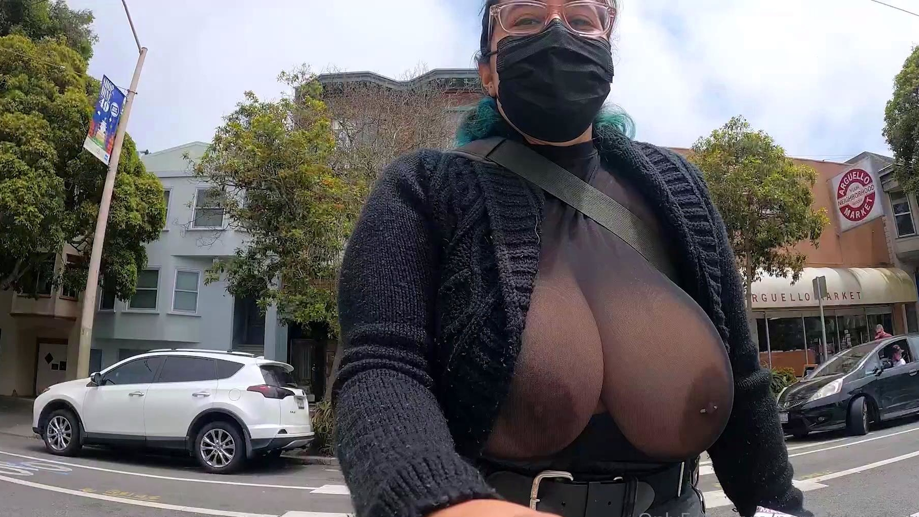 outdoor grocery store sheer top