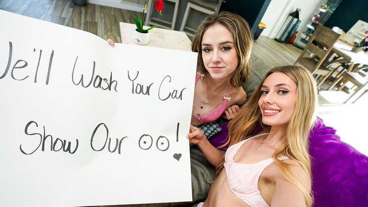 Emily Jade, Daisy Fox And Jodie Johnson - Stepsis And Her Friend Have A Bikini C