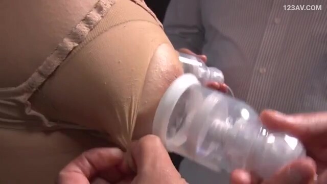 Hanging Tits Development: Busty Asian Woman's Reluctant Arousal on a Crowded Tra