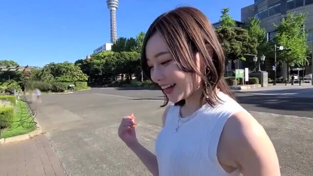爽やか美形お姉さんとの甘いデートの後の夜はラブラブエッチ